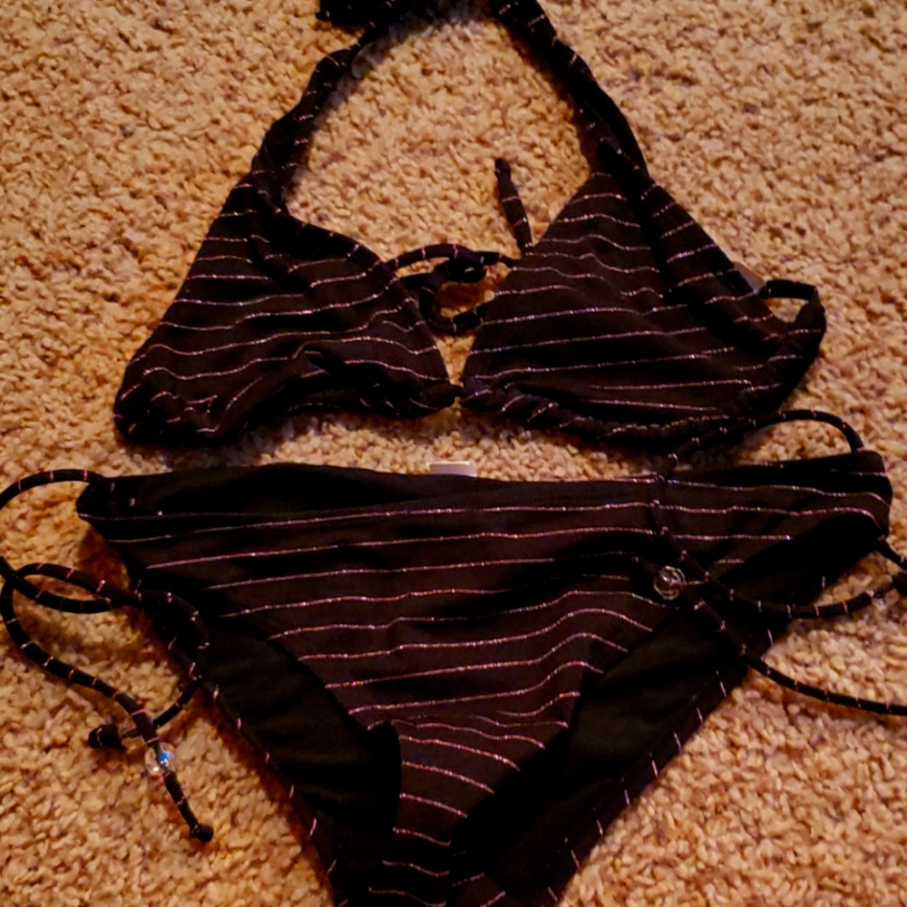 Two piece swim suit size medium